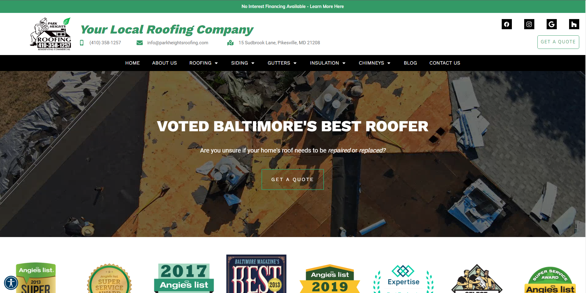 Park Heights Roofing